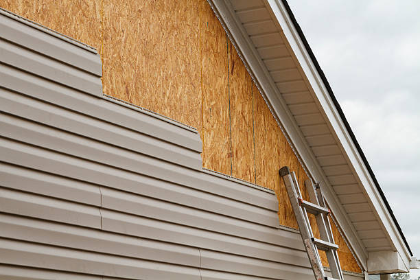 Professional Wood Siding technician working in Lewis Center, OH